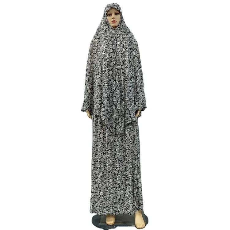 YWQS Modeste Khimar Hijab Moyen-Orient traditionnel musulman vêtements arabe Turquie Dubaï abaya prière ensemble 2 pièces vêtements hijab robe