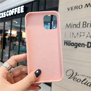 Realme 6 proケースバックカバー液体色用、iphone12ケースシリコン用アップルロゴ付き - Product Image 2