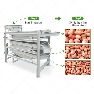 Livellatore schermo vibrante nocciolo nocciola macchina per la classificazione delle dimensioni per la linea di lavorazione del guscio di mandorla - Product Image 5