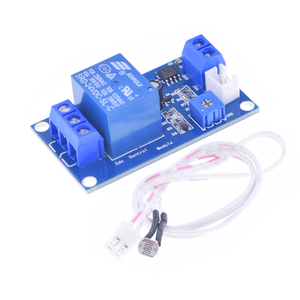 XH-M131 DC 5V 12V 24V 10Aライトコントロールスイッチフォトレジスタリレーモジュール検出センサー輝度自動制御モジュール - Product Image 1