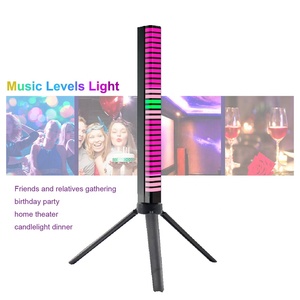 Akıllı App müzik ritim işık RGB müzik ses araba LED masaüstü atmosfer 3D ses aktif pikap ritim işık - Product Image 6