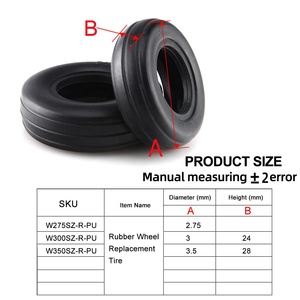 ZYHOBBY Hight Quality 2.75 to 3.5 Inch Rubber Wheel Replacement <strong>Outer</strong> Tire 2.75 3 3.5 Inch for <strong>RC</strong> Plane Aeromodel Toys Airplane - Product Image 6