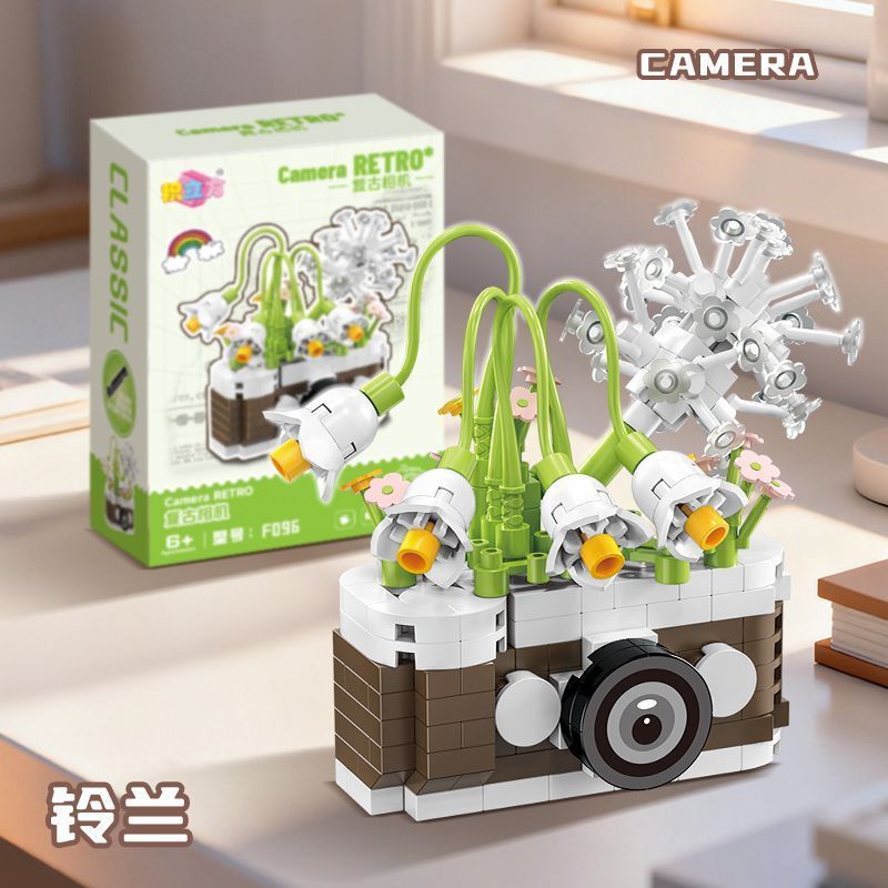 White lily camera -246 particles