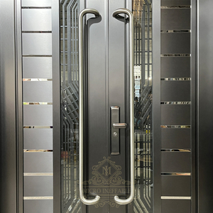 Hai lớp cửa ra vào dân cư thép không gỉ nhà bên ngoài an ninh cửa ra vào bên ngoài - Product Image 5