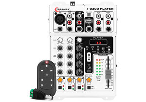 T 0302 Player <strong>Audio</strong> Mixer Connection Usb <strong>Input</strong> Reception Headphone <strong>Output</strong> Long-distance Remote Controller Player <strong>Audio</strong> Mixer - Product Image 2