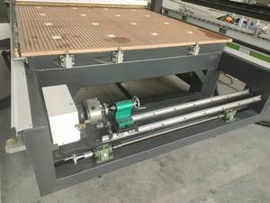 1325 2130 muebles puerta de madera 4 ejes eje de rotación lateral grabado 3D Atc Cnc máquina enrutadora de madera