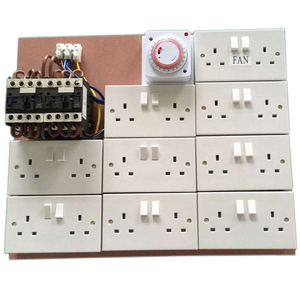 Hydroponics 16/18 Way Contactor Board Grow Light Socket Timer controller relais UK - Product Image 1