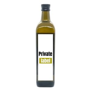 Özel etiket ekstra sızma zeytinyağı 750ml cam marasca kahverengi şişe, ilk soğuk preslenmiş yapılan İspanya zeytinyağı - Product Image 1