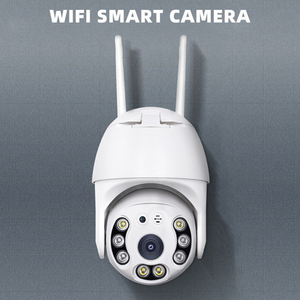 Telecamere de seguridad WIFI luce bianca visione notturna a colori doppia sorgente luminosa macchina fotografica a sfera monitoraggio intelligente Out - Product Image 3