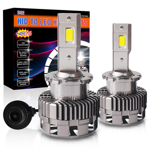 Xenplus DS2 D2S หลอดไฟหน้า LED 6000K 35W HID เป็น LED ชุดแปลง Canbus สีขาวข้อผิดพลาดเปลี่ยนฟรี - Product Image 1