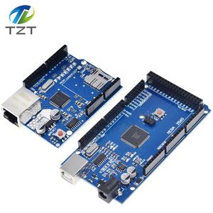 TZT UNO Ethernet W5100 scheda di espansione di rete SD card Shield per arduino con Mega 2560 R3 Mega2560 REV3