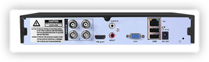 2MP 4通道数字录像机 (DVR)，具有用于AHDL闭路电视系统的经济型XMeye VMS XVR 6合1支持CVBS模拟输入 - Product Image 2