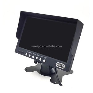 Factory Quality 7 Inch Quad 4 Split TFT Color LCD Car <strong>Monitor</strong> with Butterfly Bracket - Product Image 2