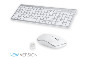 SeenDa 2.4G Wireless Silent <strong>Keyboard</strong> and Mouse Mini Multimedia Full-size <strong>Keyboard</strong> Mouse Combo Set for <strong>Notebook</strong> Laptop Desktop PC - Product Image 4