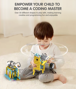 Neues STEM DIY Programmierroboter-Kit 50 IN 1 Science Education Bricks Sets Modells pielzeug Kompatibel mit WeDo 2.0 Robot Theme