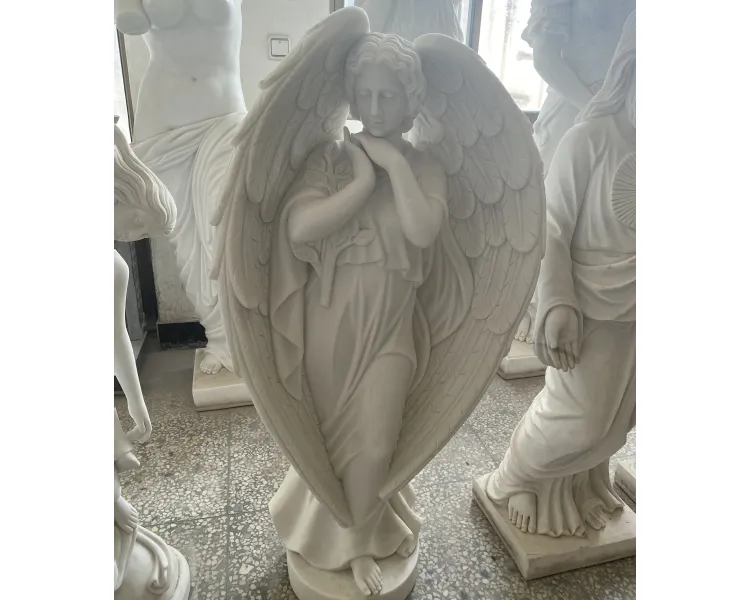 Sculptures de jardin en pierre Sculpture de marbre Sculpture de femme Statue masculine Sculptures de pierre belles Sculptures de Figure d'ange