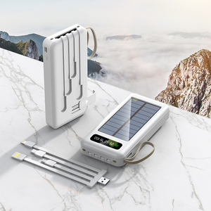 大容量50000mAhソーラーパワーバンク懐中電灯磁気機能タイプC入力10W出力電話用ソーラー充電器 - Product Image 6
