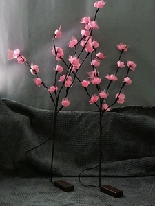 <strong>Led</strong> Lace Rose Flower Branch Light Battery Operated Artificial Floral <strong>Led</strong> Tree Light - Product Image 4