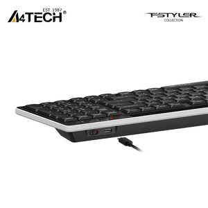 <span class=keywords><strong>A4Tech</strong></span> Fstyler FBX70C para Bluetooth Sem Fio Scissor Interruptor Teclado Recarregável PC Integrado Berço Novo para Laptop