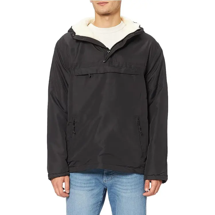 Jaqueta corta-vento casual simples de cor sólida para homens, jaqueta bomber leve e fashion, ideal para homens, Sherpa, mais vendida