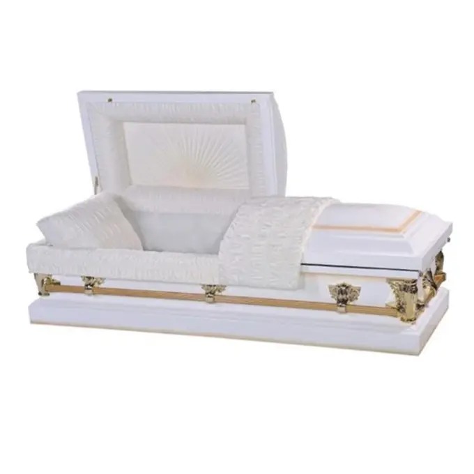 Capa funeral de luxo da urna da capa e da urns do tecido