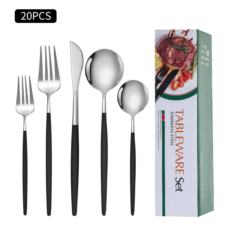 Noir et argent 20pcs (boîte verte)
