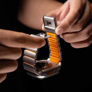 Роскошный новый титановый ремешок для Apple <span class=keywords><strong>Watch</strong></span> Ultra, магнитный ремешок с застежкой для IWatch Series S11 10 9SE 8 7 6 46 49 мм - Product Image 2