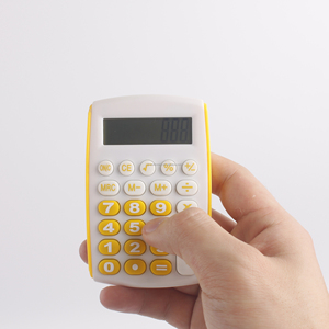 Promotion benutzer definierte Logo Druckerei Finanz funktions tische Rechner Mini 8-stellige Solar Pocket able Kosten rechner - Product Image 4