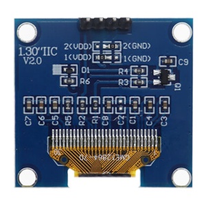 Diymall modulo schermo Display OLED da 1.3 "pollici 128x64 interfaccia I2C IIC a 4pin per scheda Arduino ESP32