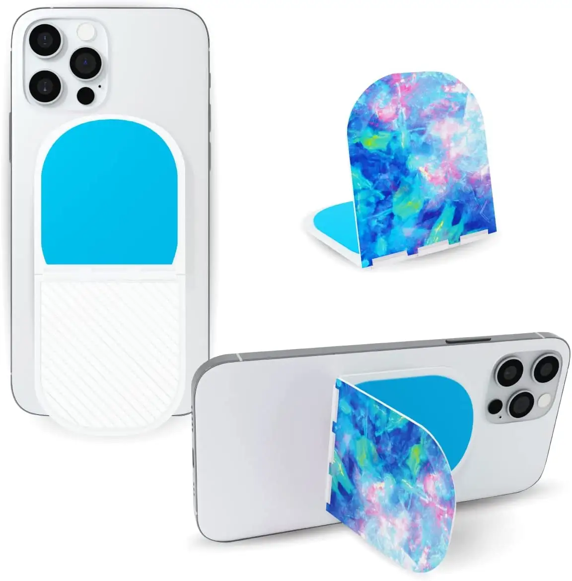 Funda adhesiva plegable para teléfono móvil, protectores de fundas para teléfono móvil, funda para teléfono con succión pegajosa