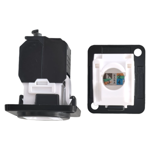 Высокое качество CAT6A D-Type UTP Toolless Keystone Jack RJ45 Модуль 180 ° для телекоммуникационных деталей