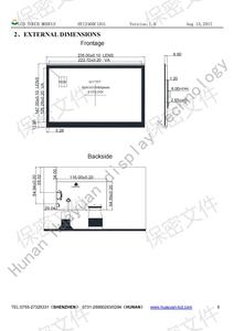 Raspberry Pi 1024 x600 modulo Display da 10.1 pollici pannello capacitivo 10 ''LCD Touch Screen Monitor LCD da 10 pollici
