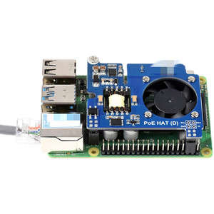 <strong>Raspberry</strong> <strong>PI</strong> 3B+/4B PoE Power over <strong>Ethernet</strong> expansion board cooling fan can be connected to the official shell - Product Image 3