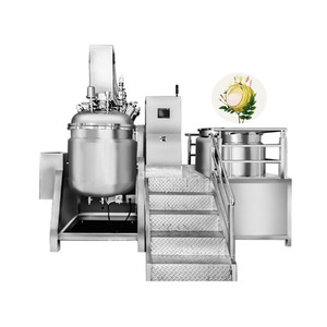 50L 100L真空乳化剤ローションクリーム3000l乳化剤ホモジナイザー200kgs混合ヒーター付き - Product Image 1