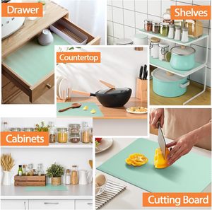 Bán buôn tùy chỉnh không thấm nước tủ lạnh Mat lót Silicone tủ lạnh Kệ mat - Product Image 4