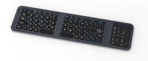 Faltbare Bluetooth-Tastatur Tragbare Mini-faltbare kabellose Tastatur mit Maus-Touchpad für Android IOS - Product Image 2