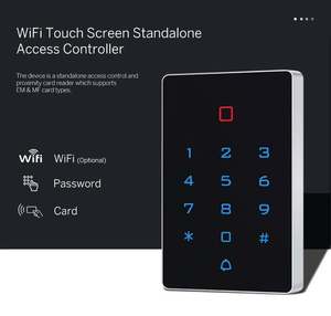 Tuya App 125KHz Zugangs kontroll system RFID-Lesegerät WLAN-Tür tastatur Wasserdichter eigenständiger digitaler Sicherheits controller - Product Image 2