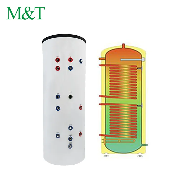 M & T 50-1000L дуплексный ss-обменник, бак горячей воды 100 литра в Индии