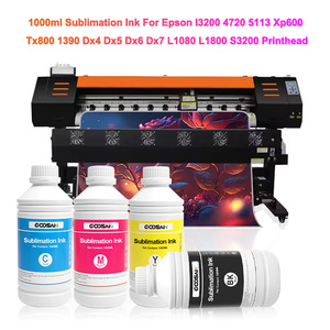 爱普生I3200 Dx5 Dx6 Dx7 Xp600打印头用高品质1000毫升6色CMYKLCLM热转移染料升华印刷油墨 - Product Image 2