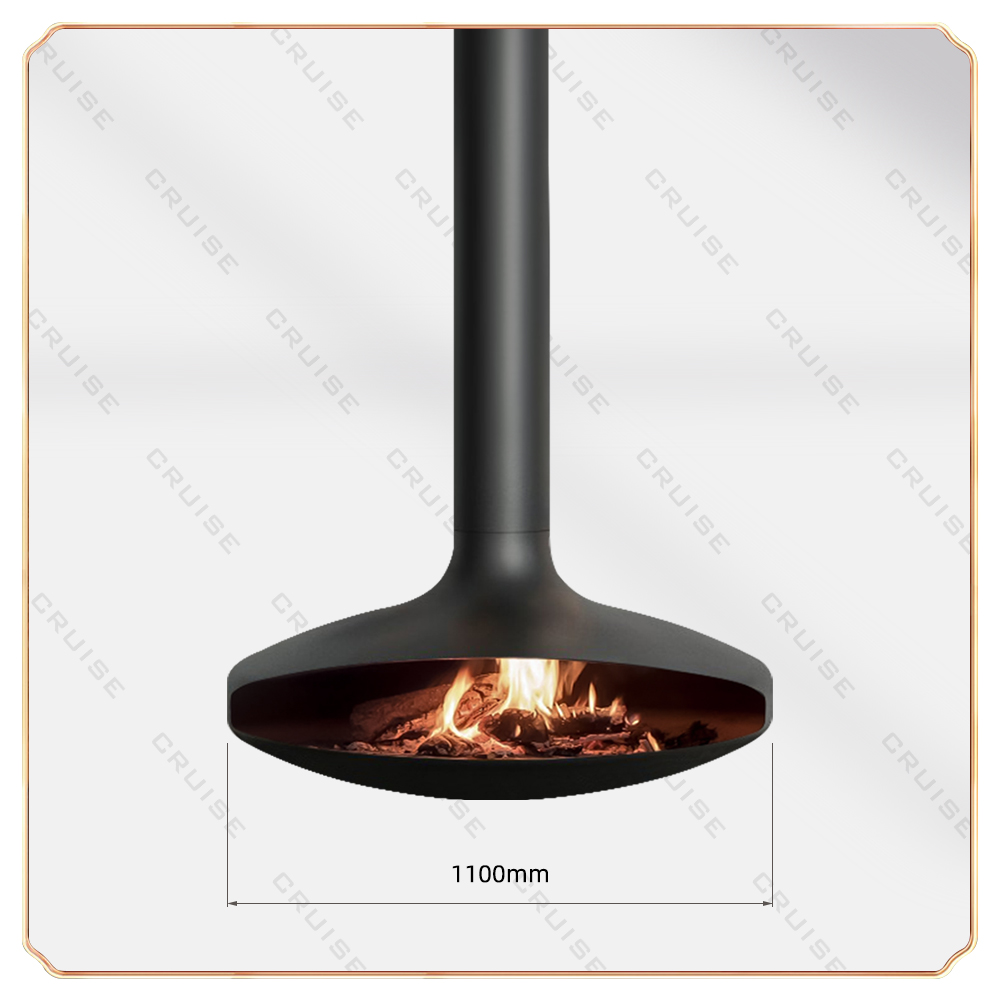 UFO - wood-burning fireplace-1100mm