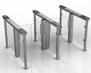 Sistema de control de acceso de velocidad rápida Estación de oficina Barrera oscilante Puerta de torniquete con torniquetes de carril de reconocimiento facial - Product Image 4