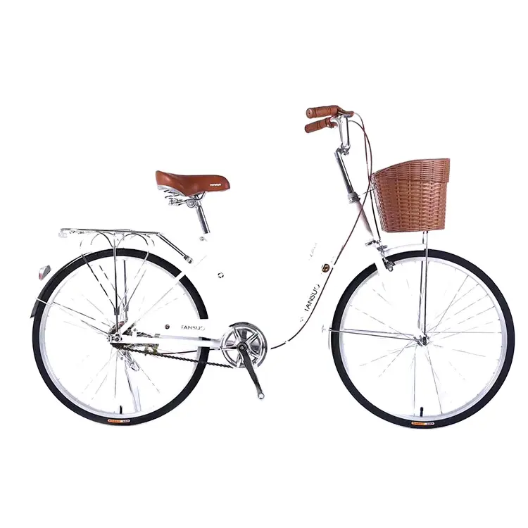 Bicicleta clásica de 26 pulgadas y 7 velocidades para hombre y mujer, bici de ciudad vintage holandesa, gran oferta
