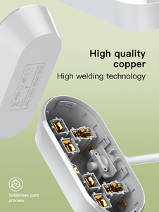 LDNIO SC2018 conectividad eléctrica universal 2 vías multi extensión de cable eléctrico toma de tiras de alimentación - Product Image 4