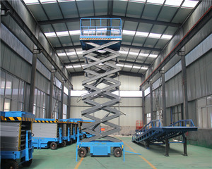 4-18m elektro hydraulischer fester Scheren lift zum Laden und Entladen im Lager mit Kern motor und Motor komponenten - Product Image 6