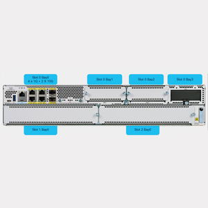 シスコC8300-2N2S-4T2Xイーサネットルーターエッジプラットフォーム2 SM 2 NIMスロットプラス2X10Gbpsおよび4X1GbpsポートルーターC8300-2N2S-4T2X - Product Image 3