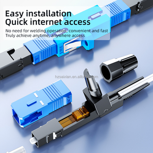 SAIVXIAN SC APC Conector rápido de fibra óptica Adaptador de conexión en frío Modelo LC para redes CWDM 5G WiFi CATV para aplicaciones FTTH - Product Image 3