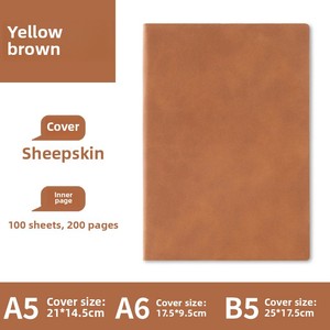 Taccuino personalizzato A5 con copertina in morbida pelle, perfetto per rilegare diari/riviste aziendali, adatto per uso scolastico e regalo - Product Image 5
