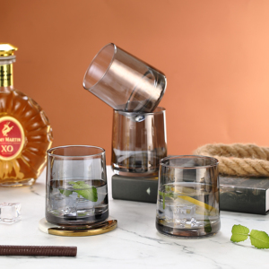 270ml Classic <strong>Gray</strong> Transparent Tumbler for Whiskey Vodka Wine Shot <strong>Glass</strong> Design for Household Parties With Sublimation Feature - Product Image 4