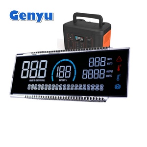 Hochwertiger großer VA-Schwarz-Farbbild schirm Kunden spezifisches Monochrom-Segment-LCD für Monitor-Controller-Geräte