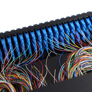 Unionfiber FTTH OEM y ODM 24 puertos SC LC con adaptador y panel de conexión pigtail 48 módulos de Puerto panel de conexión inteligente - Product Image 2